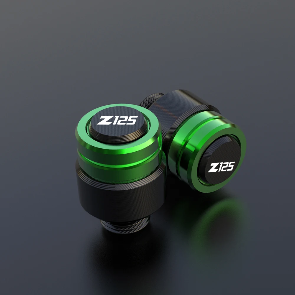 FOR KAWASAKI Z125 PRO 2015-2023 2022 2024 2020 Z 125 Motorcycle Rearview Mirror Plug Hole Screw Cap Tire Valve Stem Caps Cover