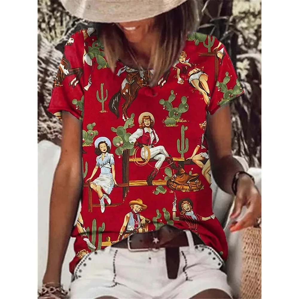 

Футболка женская с коротким рукавом и V-образным вырезом