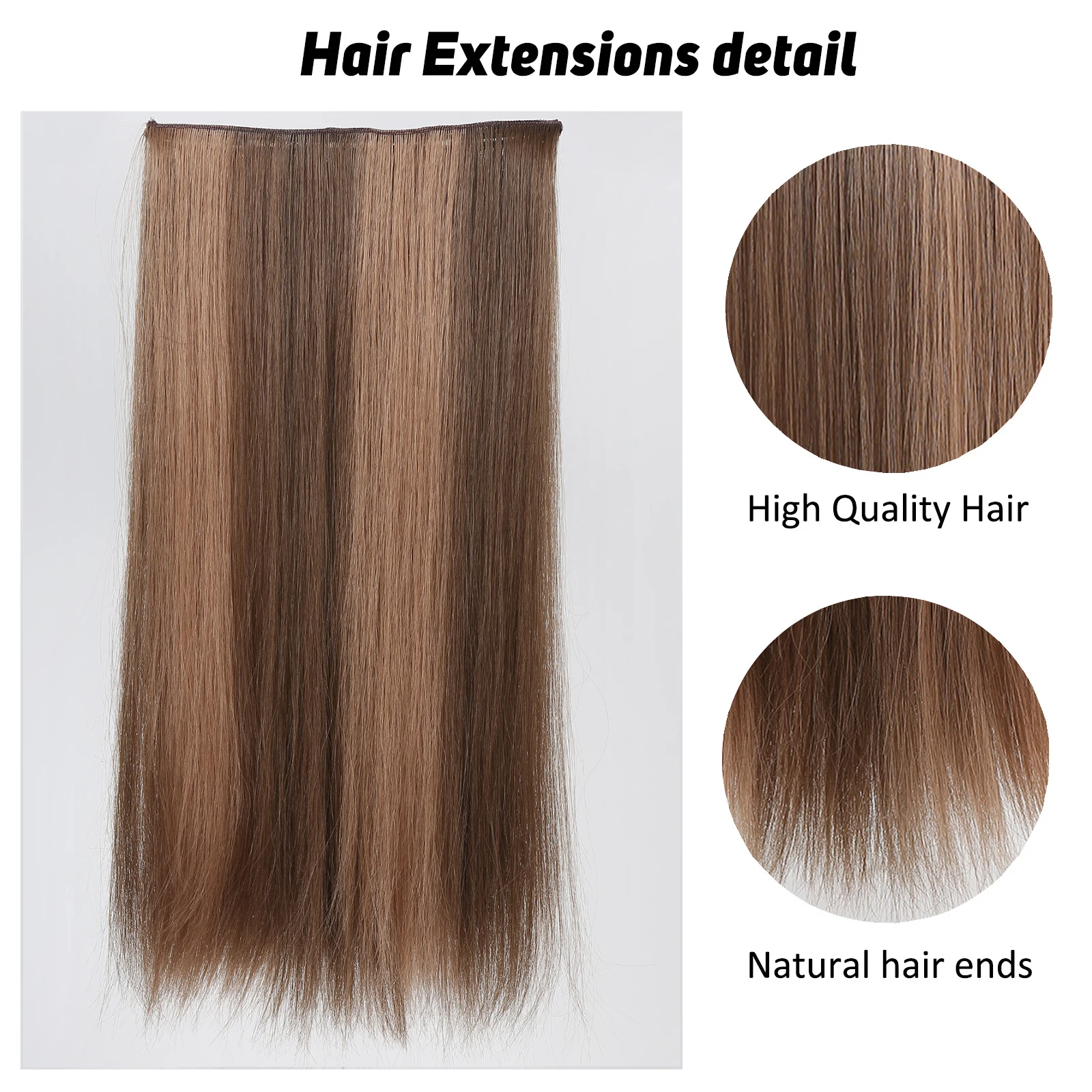 Рисунок 5 - Коричневые длинные накладные волосы для женщин