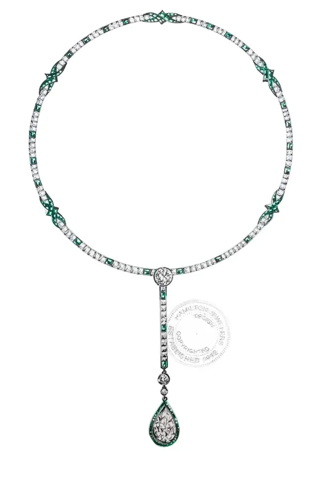 Лидер продаж классическое циркониевое ожерелье ZOCA из серебра 925 пробы в форме