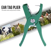 ear tag pliers animal control device green metal ear thorn tongs swine cow sheep rabbit identification tool dropshipping