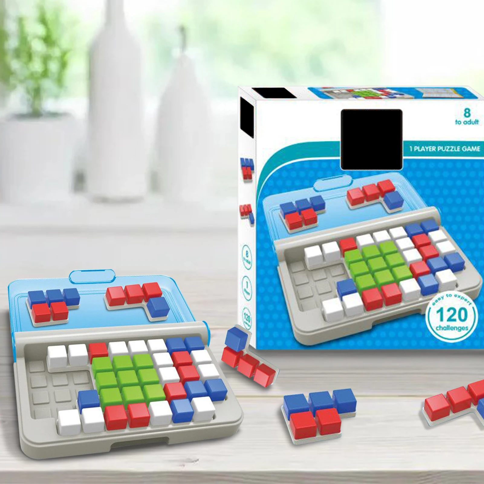 

IQ Challenges Pro Puzzle Board Games Chain Buckle Puzzle Board Game With Logical Solution Kids Montessori Educational Toys