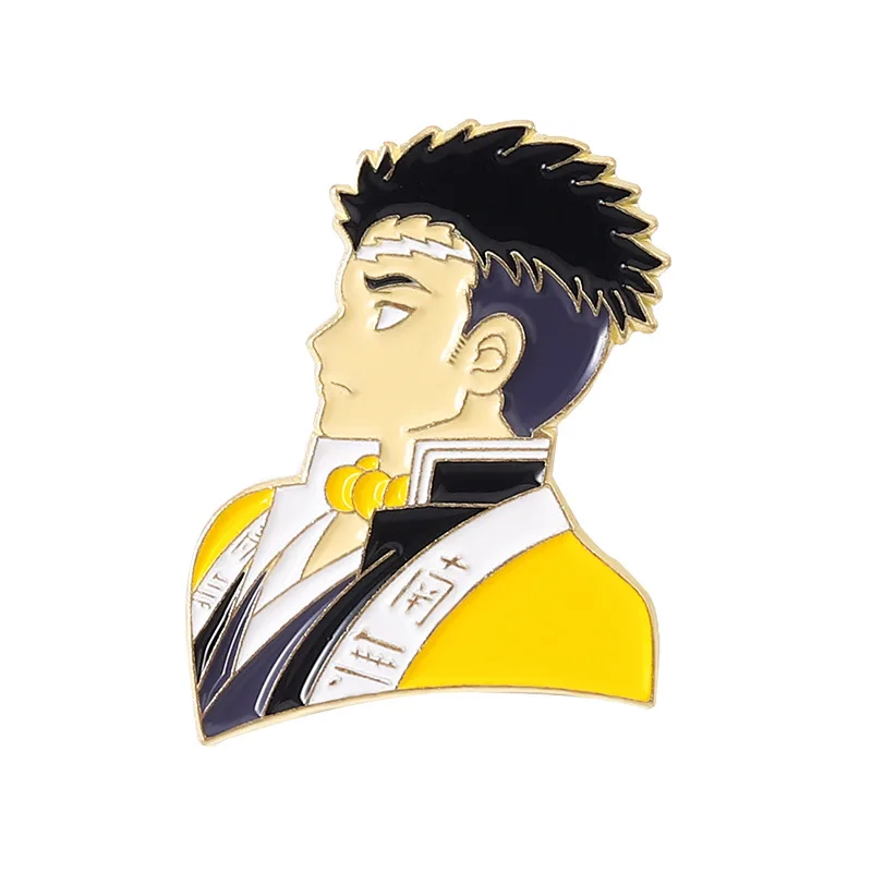

Demon Slayer Avatar Enamel Pins Anime Japanese Tanjirou Metal Brooches For Gift Badge Backpack Accessories Animation Jump Jewelr