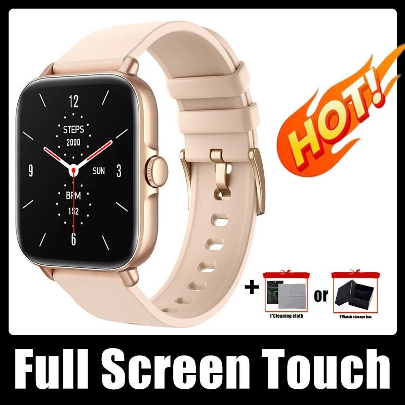 

Женские Смарт-часы с цветным экраном, 1,69 дюйма, 235 мАч