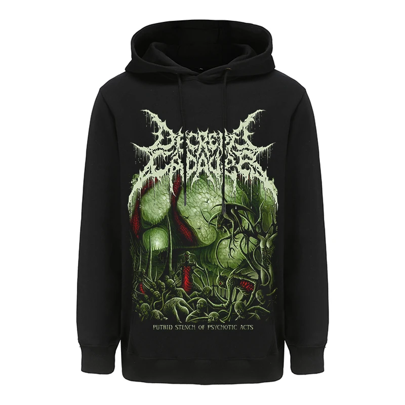 

Свитшот Decrepit мужской с длинным рукавом, тяжелая искусственная ткань, худи, уличная одежда в стиле Харадзюку, пальто с капюшоном в стиле хип-хоп