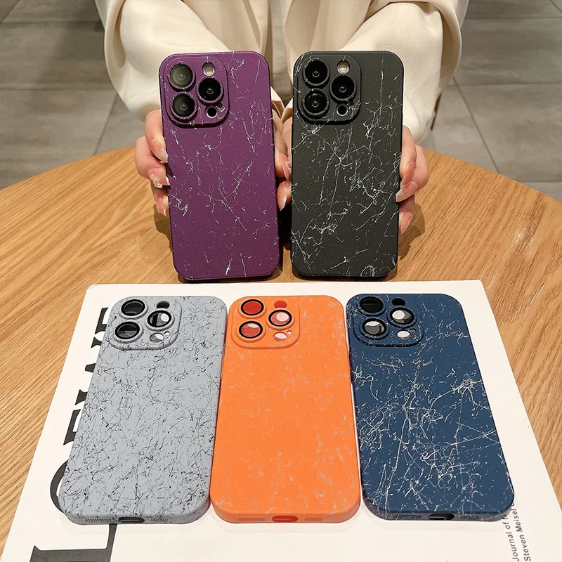 

Marbling Phone Case For IPhone 14 13 Pro Max 12 11 PC Hard Back Covers