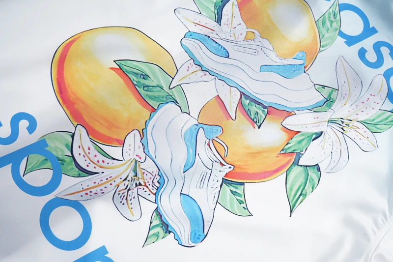 Stripe CASA Sport Casablanca Flower Shoe Orange Print Mesh Shortpant Shirt Set Men Women High Quality Hawaii Beach Surf Suit