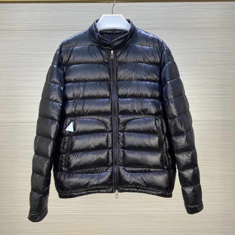 Осенне-зимний мужской легкомысленный пуховик с воротником-стойкой теплая