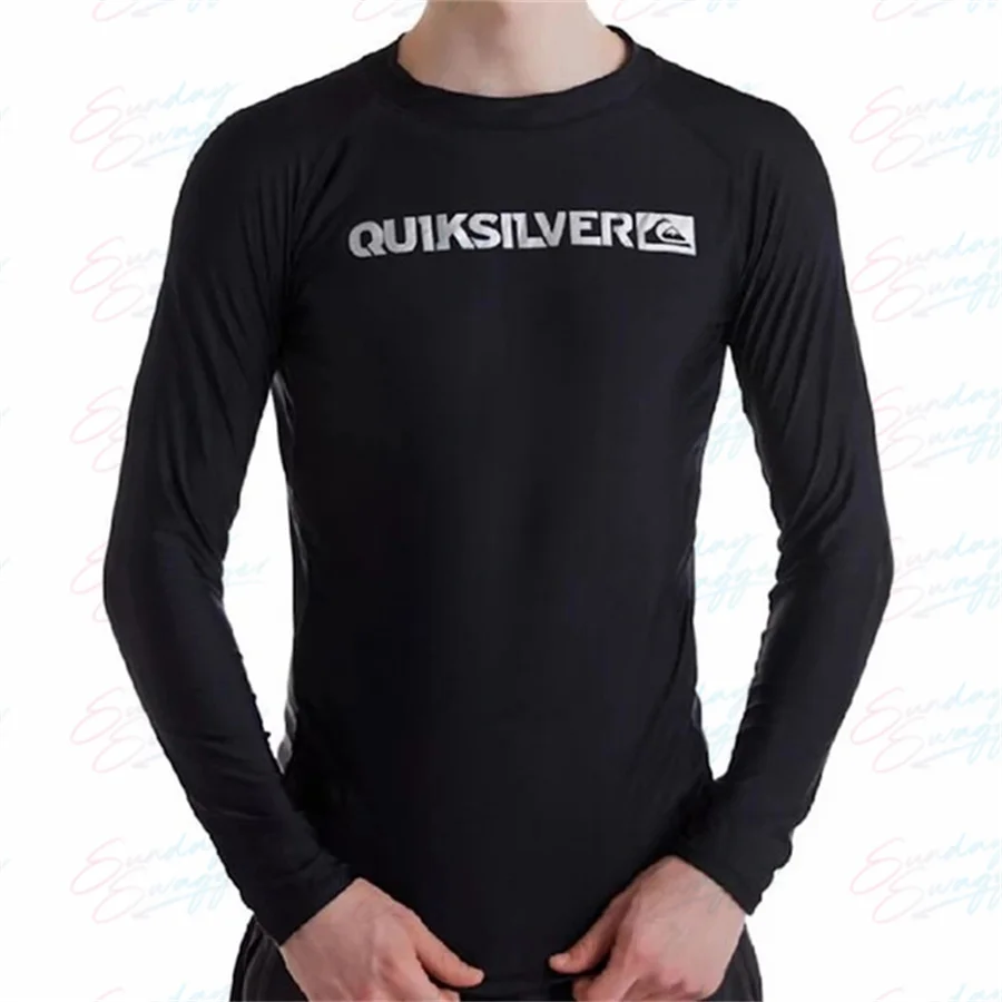 

Swimming T-shirt Swimsuit Men UV Protection Beach Rash Guard Swimwear Diving Rashguard Long Sleeve Surfing Swimsuit Surf T-shirt