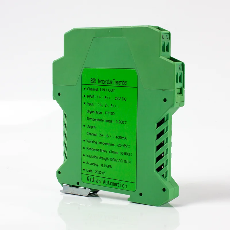 0-5 В 4-20 мА PT100 датчик температуры передатчик 2 в выход терморезистор сопротивление