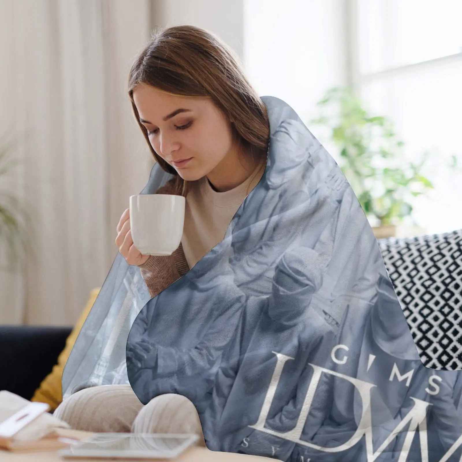 Одеяло GIMS LDVM SYMPHONY милые клетчатые меховые одеяла