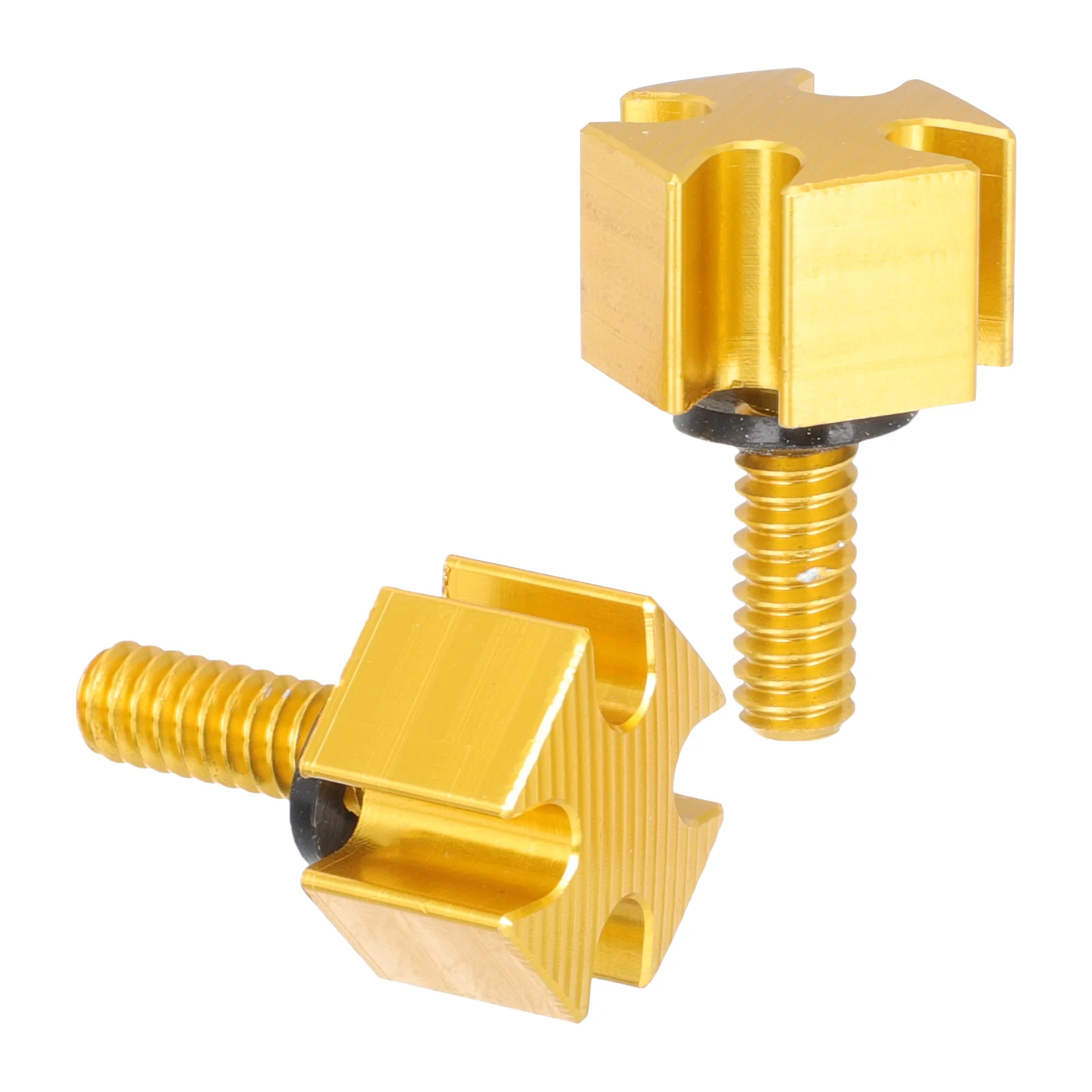 

2 Pcs Supplies Motorcycle Seats Mount Screw Quick Mounts Back Rear Aluminum Bolt