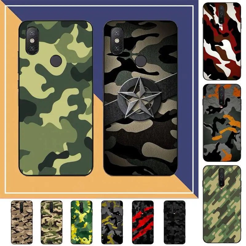 

Camouflage Phone Case for Redmi Note 8 7 9 4 6 pro max T X 5A 3 10 lite pro