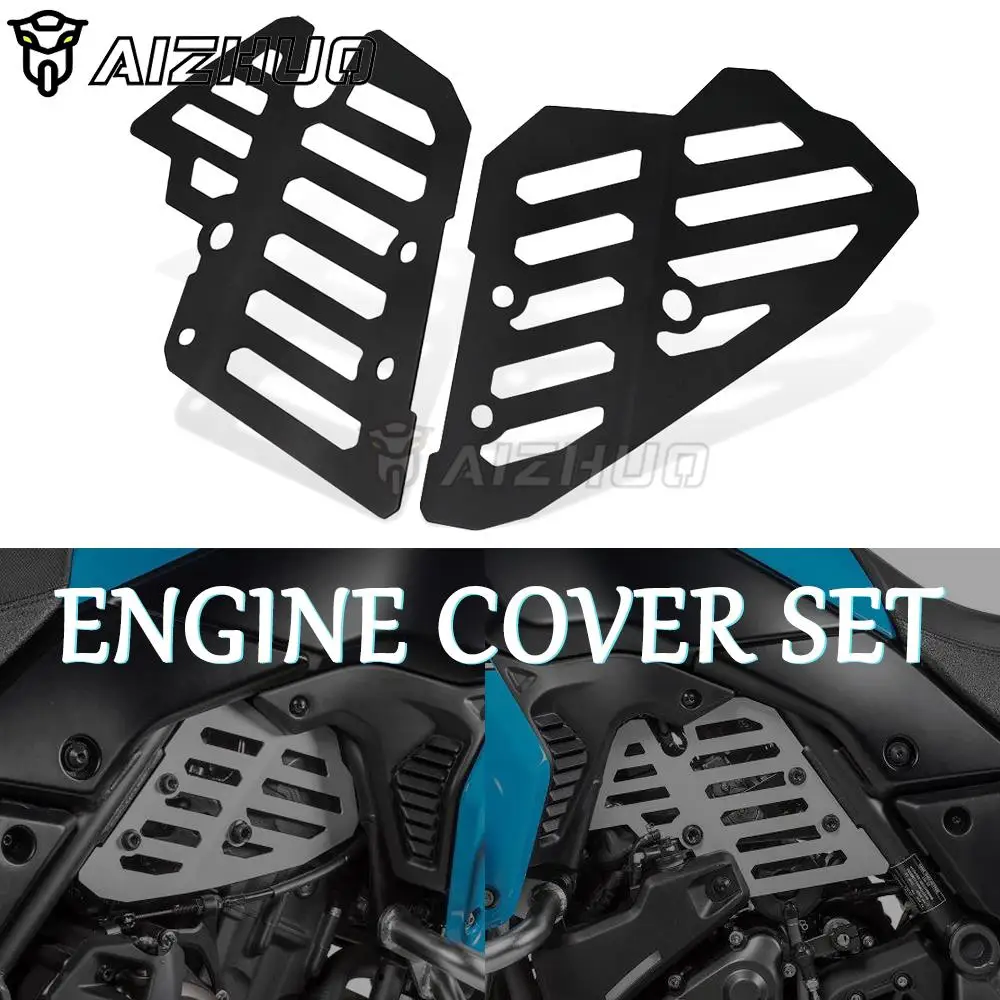 

Motorcycle Engine Cover Set For Yamaha Tenere 700 T7 Rally XTZ700 XT700Z 2019 2020 2021 Engine Protector Crap Flap Set XTZ 700