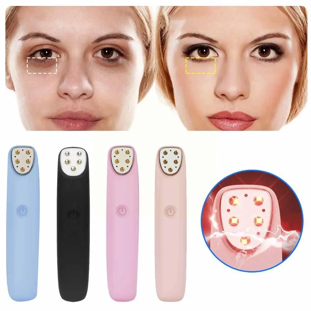 

Radio Frequency Eye Beauty Instrument Introducer For Black Eye Circles Multifunctional Radio Frequency Vibration Eye Beauty P0D3