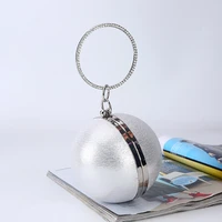 clutch female new 2022 fashion spherical evening party elegant woman handbag lipstick shoulder wristband bags with chain strap
