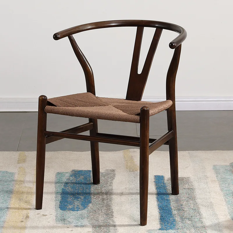 

Wood Armchair Lounges Dining Chair Ergonomic Kitchen Counter Stools Dining Chairs Living Room Sedie Da Giardino Furniture DX50YZ