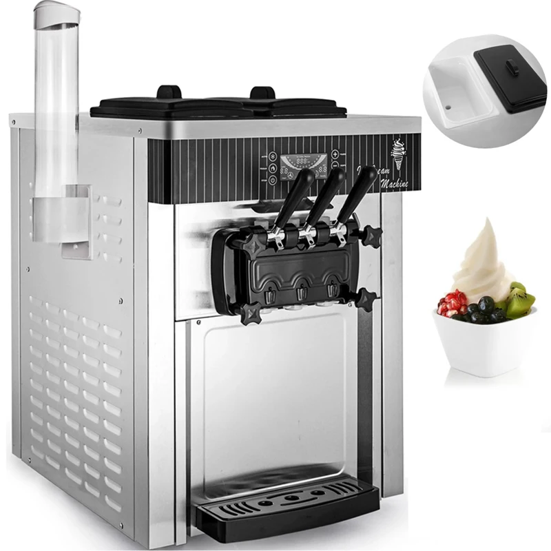 

Commercial Soft Serve Ice Cream Makers Sweet Cone Freezing Equipment Vending Machines Desktop Ice Cream Machine Fully Automatic