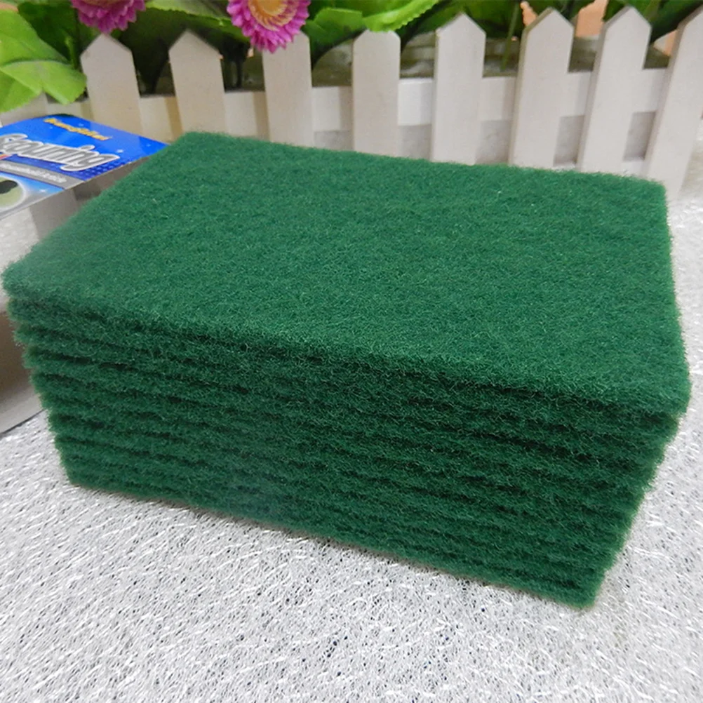 

Kitchen Dish Cloth Nonstick Sponge Scouring Pad Pot Scrubber Pads Double Sided Washing Cleaning Cloth