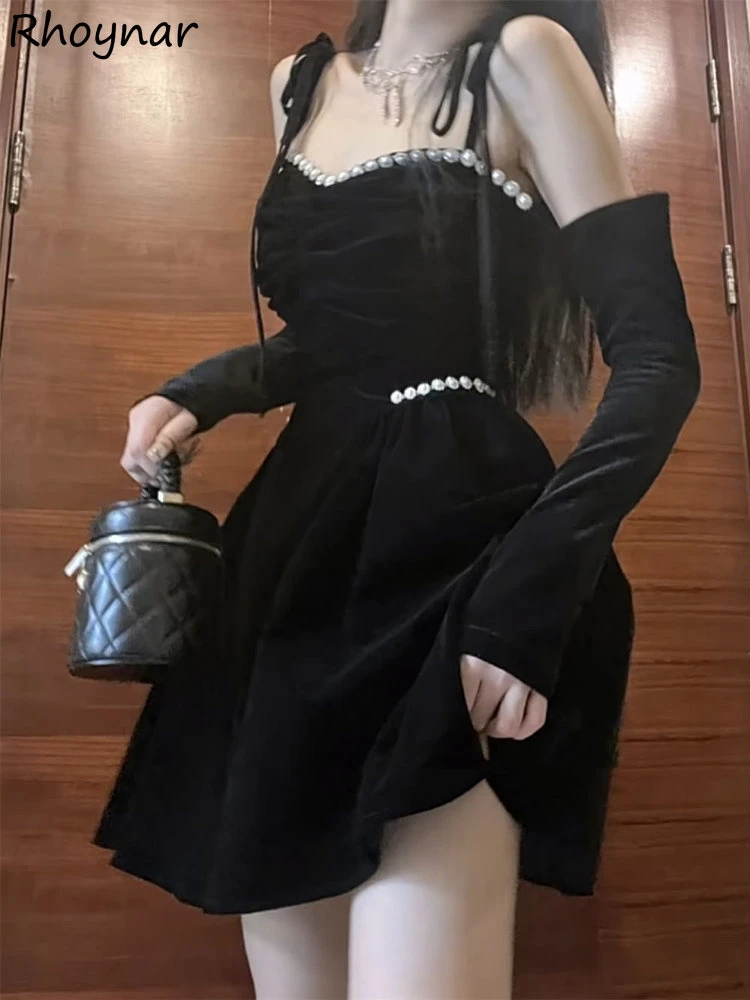 

Женское платье-туника, сексуальное женское платье, лидер продаж, осенсветильник мягкое винтажное темпераментное платье, стильное базовое м...