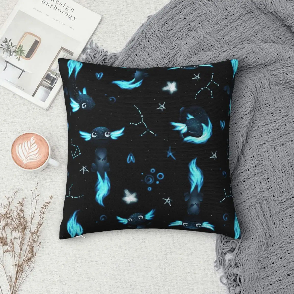 

Axolotl Sea наволочка с животным полиэфирные подушки Чехол, подушка, комфортная диванная подушка, декоративные подушки для спальни
