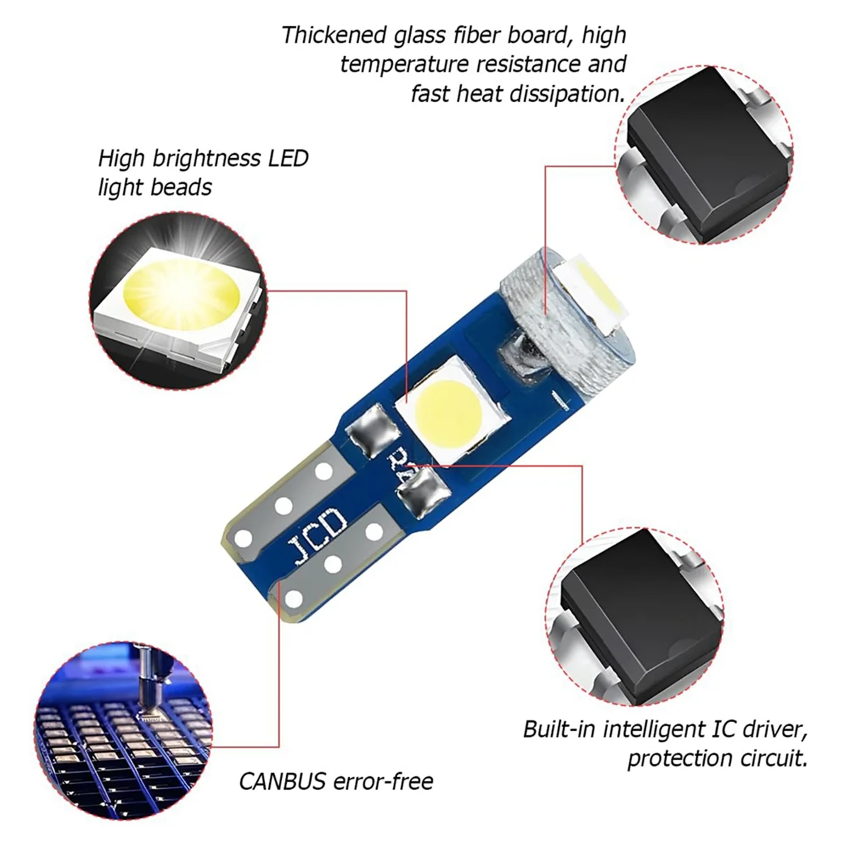 20 шт. T5 фонари для приборной панели автомобиля