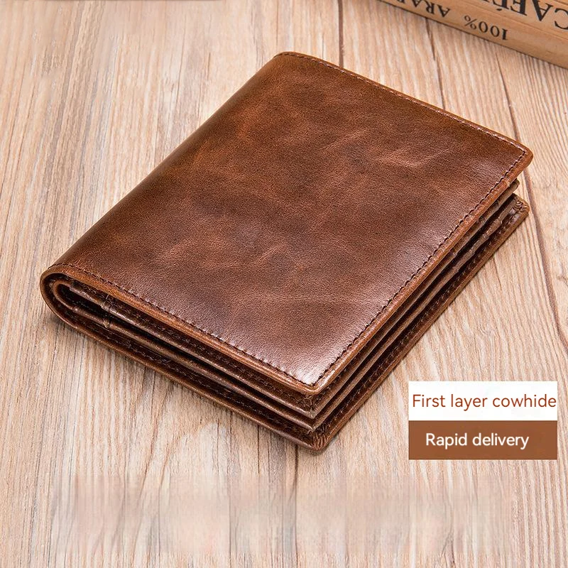 

Кошелек мужской из воловьей кожи с RFID-защитой