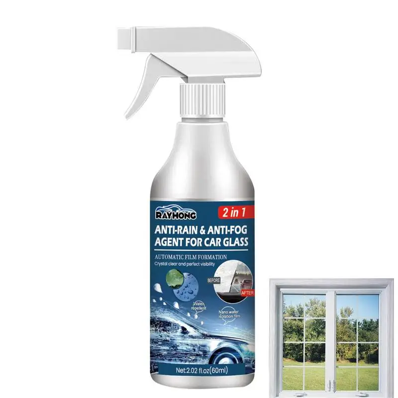 Windshield Defogger Auto Glass Film Coating Agent 2 Oz Film Coating Agent For Automotive Interior Glass And Mirrors To Prevent