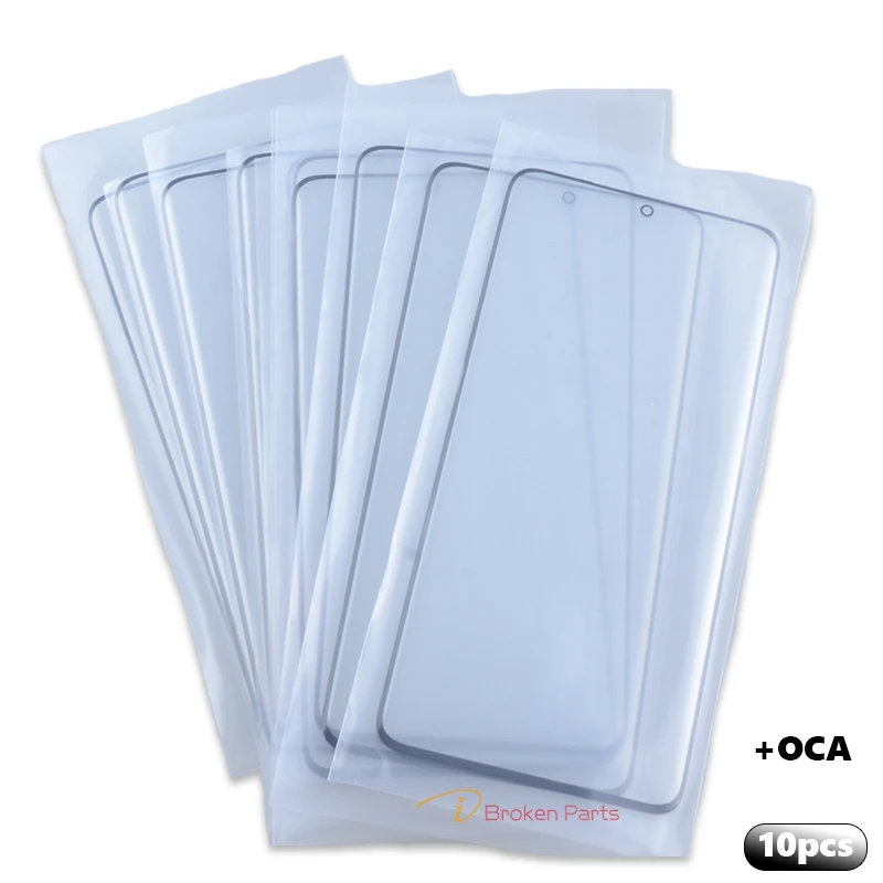 

10PCS New Top Glass Laminated OCA Glue For Samsung Galaxy S10 S8 S9 Note 8 9 10 20 S20 S21 S22 Ultra Front Outer Lens Cover