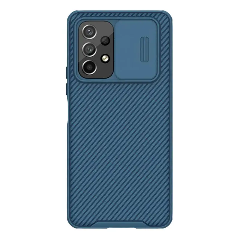 

For Galaxy A53 5G Smartphone Drop Protection Cover Case With Lens Push Window Protector Cases Anti-spying Protect Privacy