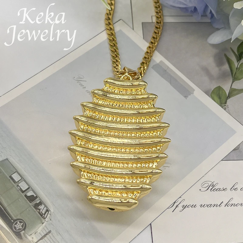 Комплект из колье и серёг с позолотой 18 К