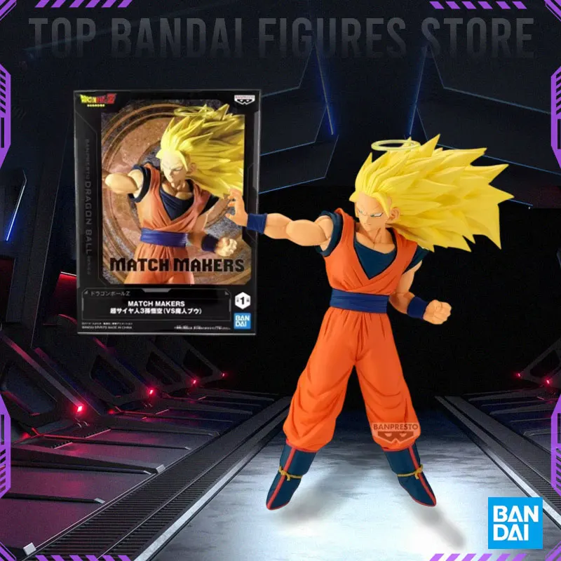 Фото Фигурки Bandai Dragon Ball MATCH MAKERS: Супер Сайян 3 Сон Гоку против Маджин Буу, ПВХ, в наличии, коллекционные модели, игрушки, украшения, подарки №2