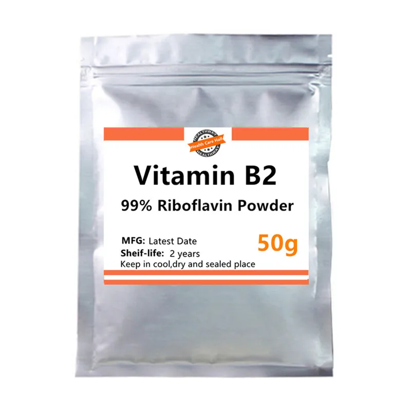 

50-1000 г Витамин b2vb2 рибофлавин, бесплатная доставка