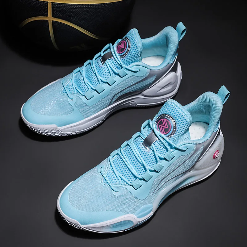 WH-8258 Summer High Quality Mens Basketball Sneakers Non-Slip Training Sports Shoes Wearable Tenis Masculino Basketball Shoes