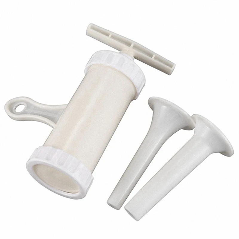 

Manual Sausage Maker Meat Stuffer Filler Hand Operated Salami Maker Funnel Hand Tools (Sausage Stuffer Barrel)