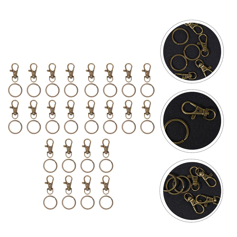 

1 Set Key Buckles Key Rings Dog Buckles Zinc Alloy Keyrings Buckles For Men