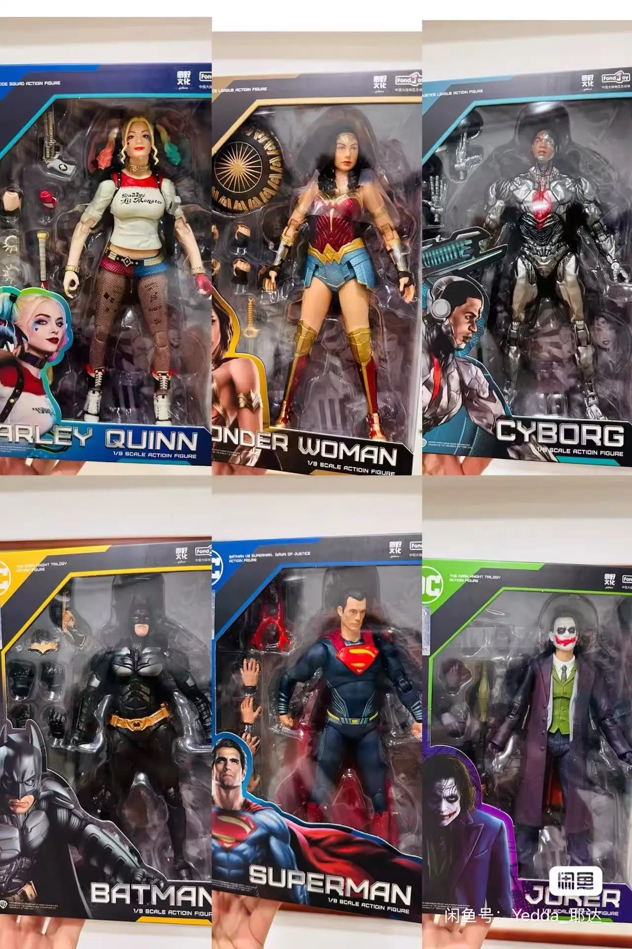 Фото Fondjoy DC Wonder Woman Harley Quinn Joker Супермен масштаб 1/9 экшн-фигурка персонажи аниме натуральная модель Коллекционная модель подарок для мальчиков №5