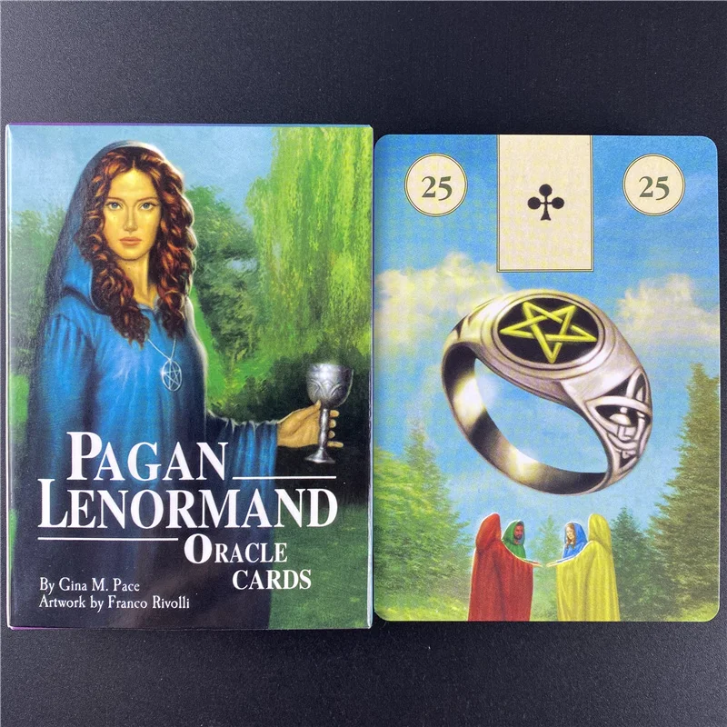 Новые языческие карты Lenormand Классические настольные игры на английском языке