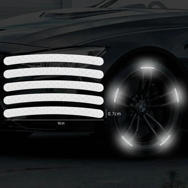 Светоотражающая наклейка на ступицу колеса автомобиля украшение для шин