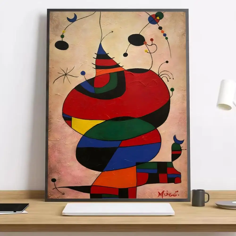 

Современный сюрреализм Джоан Миро, художественная живопись, каллиграфия, HD холст, постер, гостиная, спальня, бар, эстетическое украшение