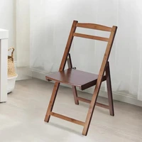 folding dining chair sitting room leisure backrest portable bamboo chairs simple and modern sillas de comedor chaise furniture