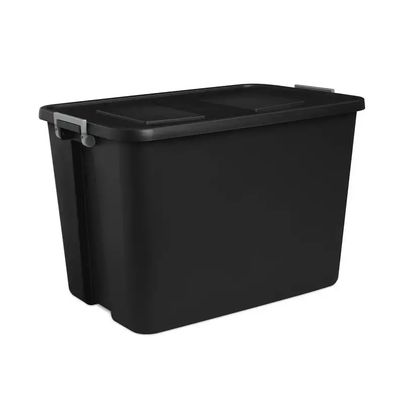 

Gallon Latch Tote Plastic, Black
