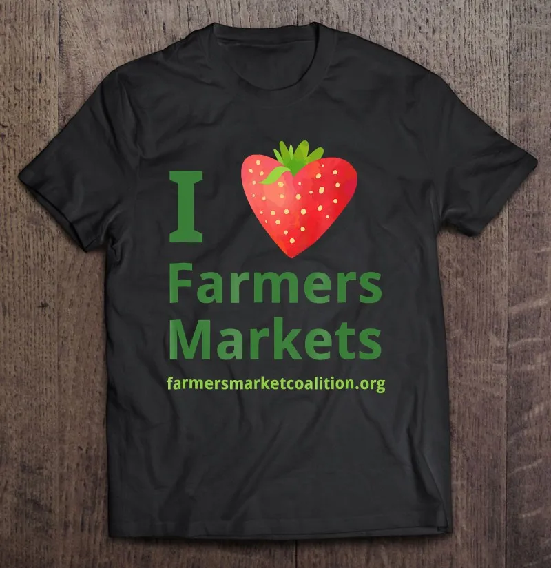 

Мужские и женские футболки с принтом клубники и фермеров