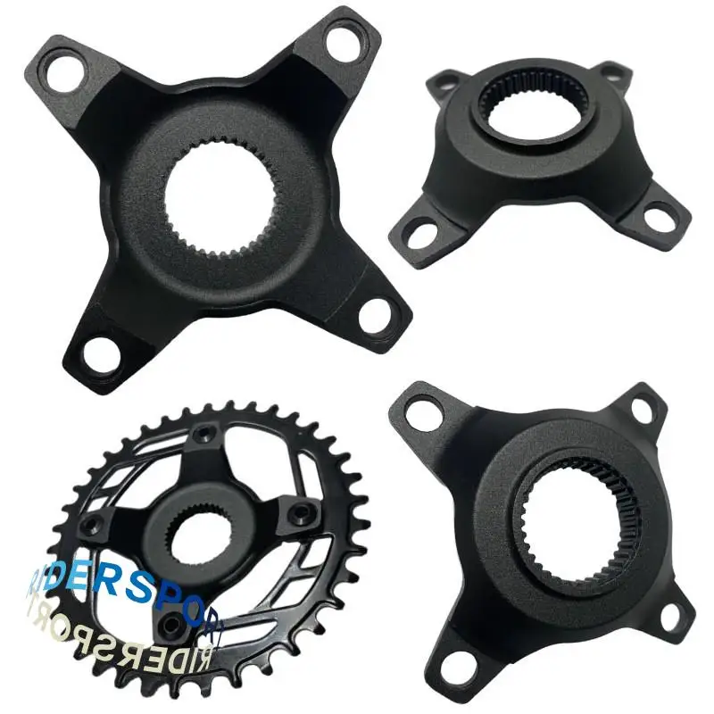 E-BIKE For Bafang Mid Engine Spider Chainring Adapter 104bcd Bicycle Crankcase for Bafang Mid Motor M500 M510 M600 M620