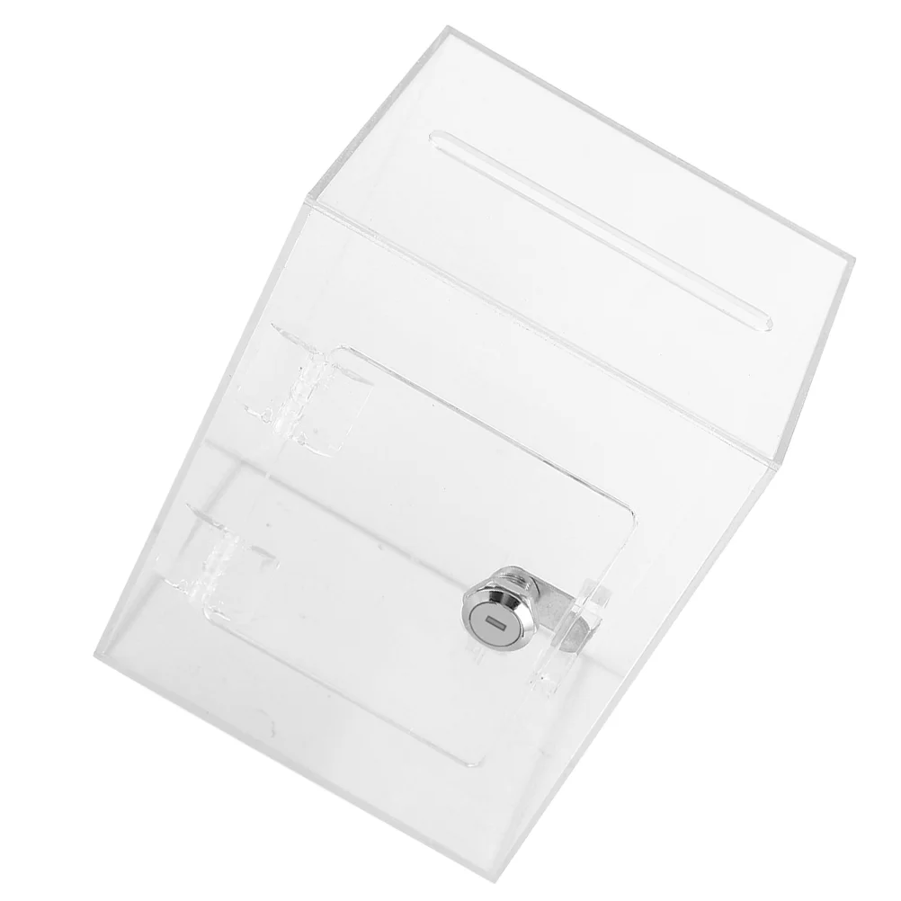 

Kids Piggy Bank Girls Transparent Donation Boxes Fundraising Coin 20X15X12CM Jar Adults Tip Jars Acrylic Vacation