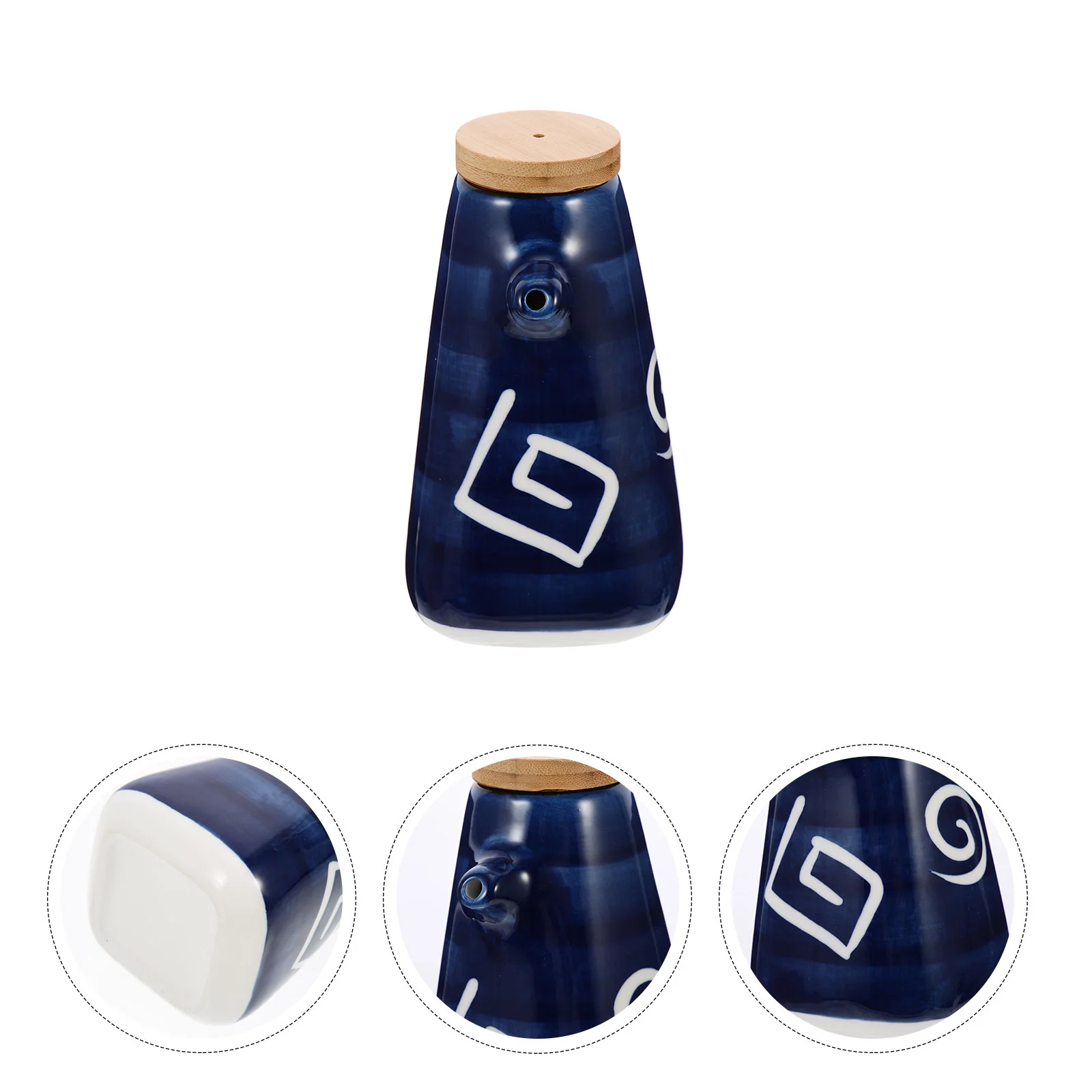 

Ceramic Seasoning Bottle Vinegar Pot Soy Sauce Jar Container Liquid Containers Condiment Hand Painting Ceramics