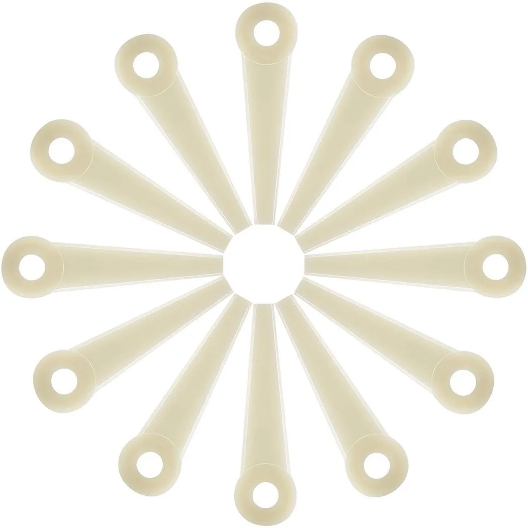 

Brand New Parts Suitable Supply Usesul Grass Trimmer Blades Tools White 41-3 48pcs Accessory For Stihl Polycut 6-3
