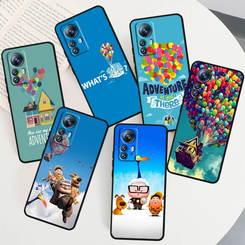 

Balloon Anime UP Phone Case For Xiaomi Mi 13 12T 12 11T 11i 11 A3 10T 10 CC9E 9 Pro Lite Ultra 5G Cover Black Funda