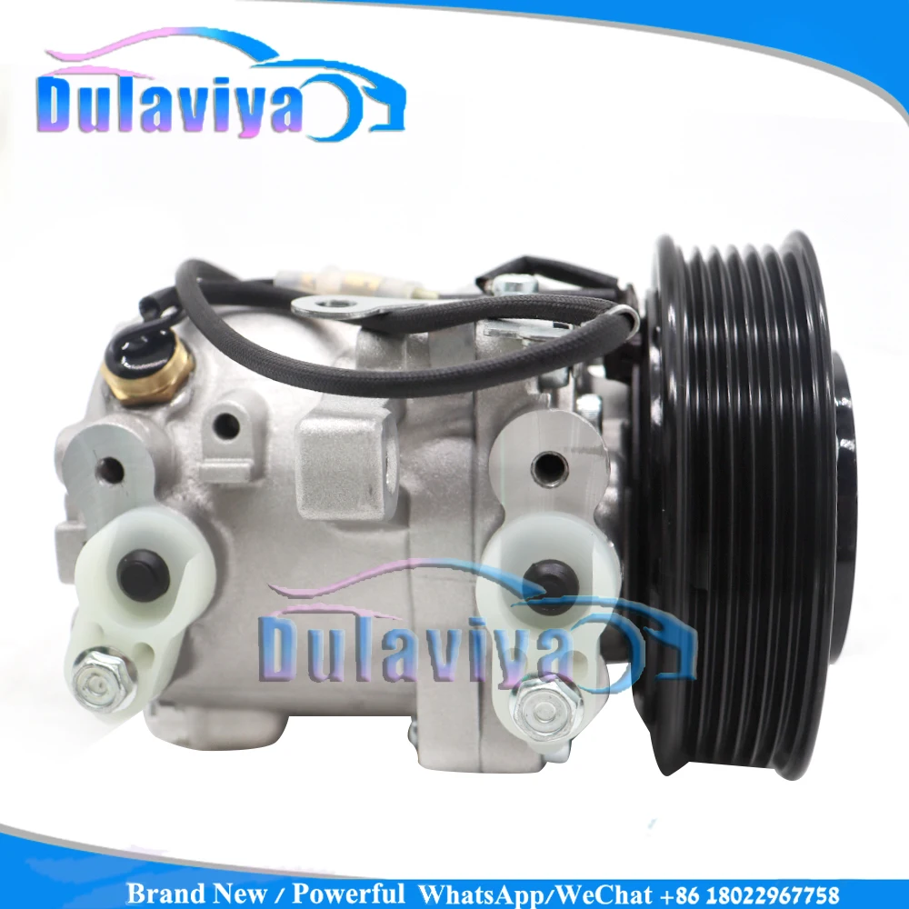 

SV07E Air Conditioner AC Compressor for Kubota M126 M135 M6 Tractors 3P999-00620 3P99900620 447280-3050 447280-3080 4472803050