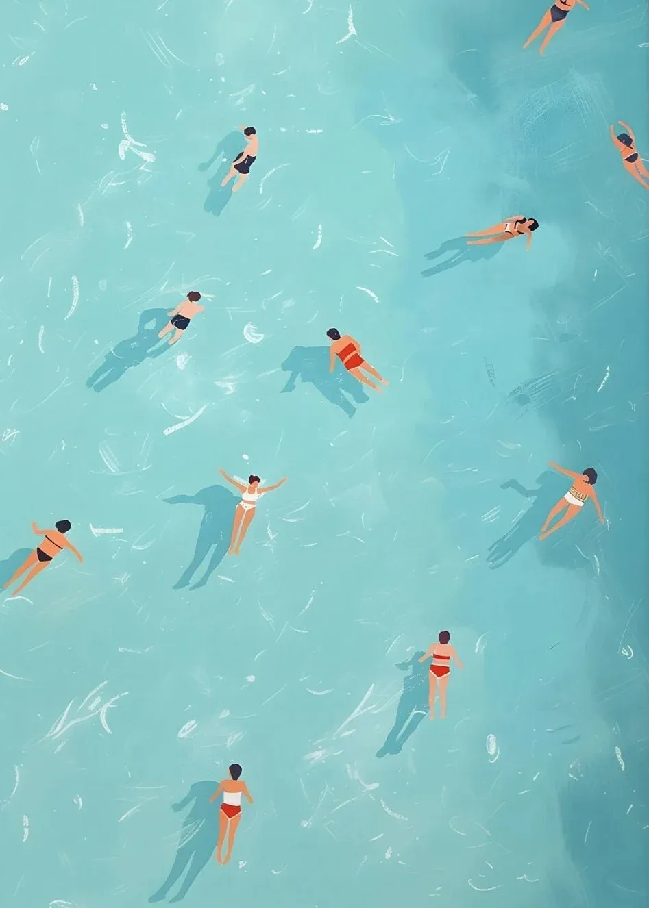 

Настенный принт "Скандинавская летняя девушка" HALFLEMART